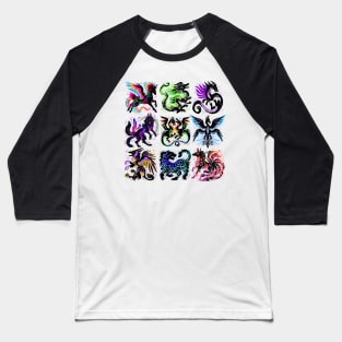 Mythical Pride Creatures Collection Baseball T-Shirt